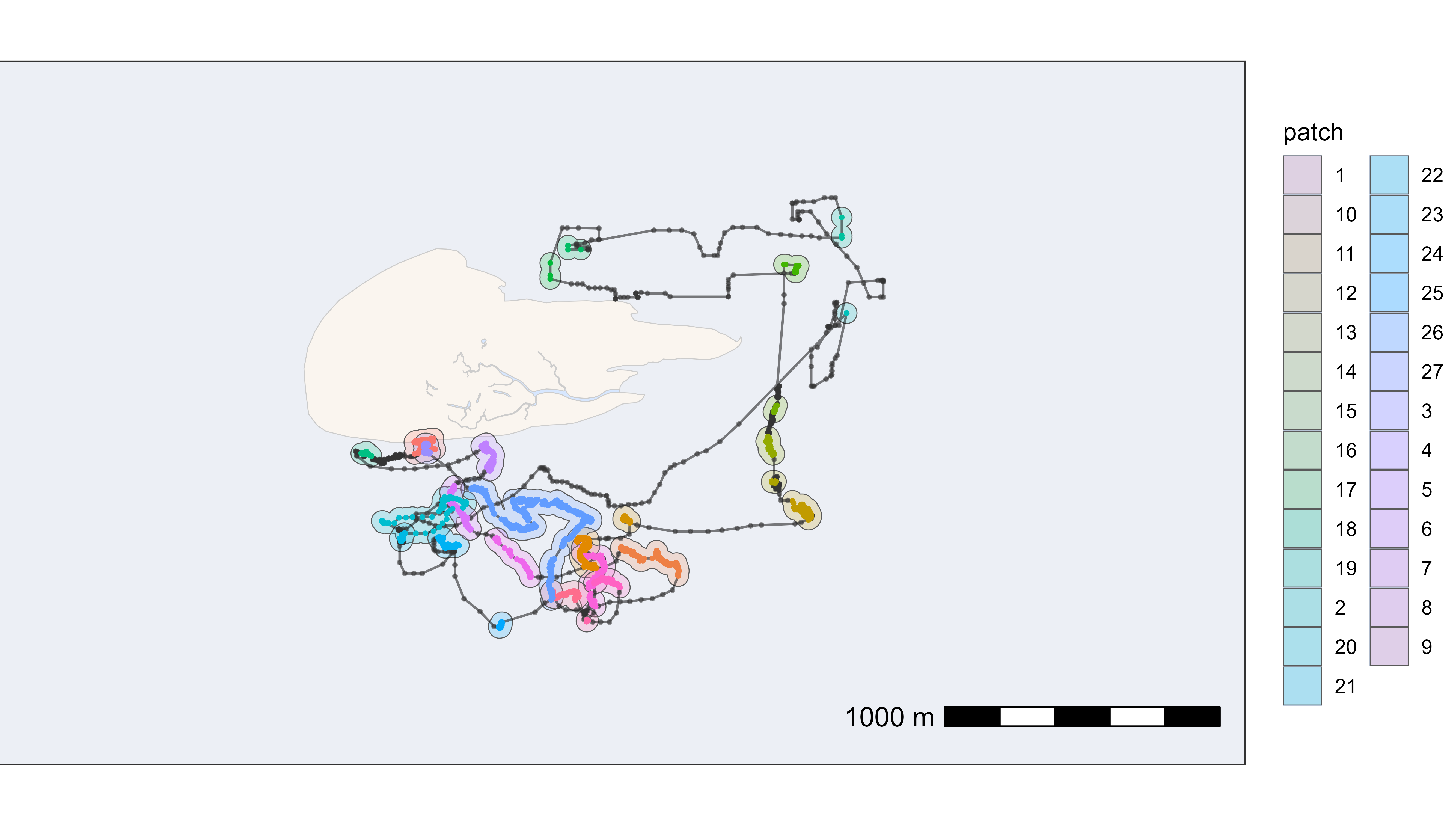residence patches by duration in patch