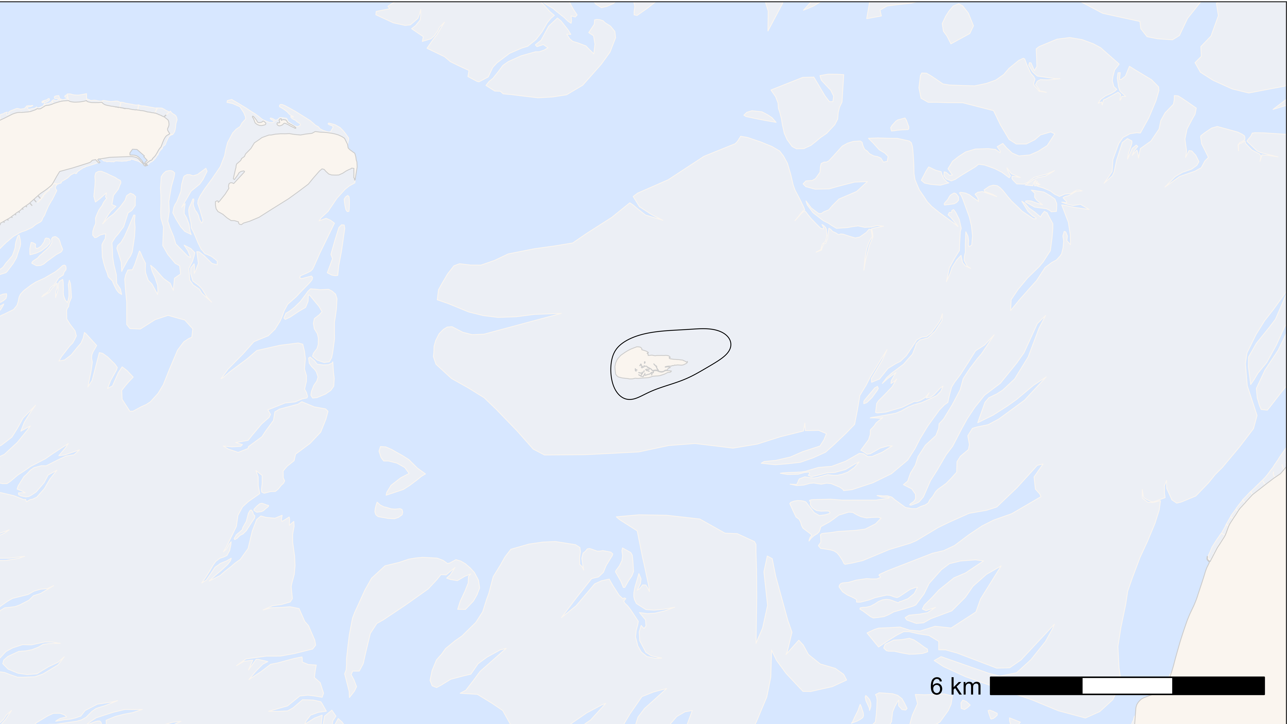 Map with roosts around Griend polygon