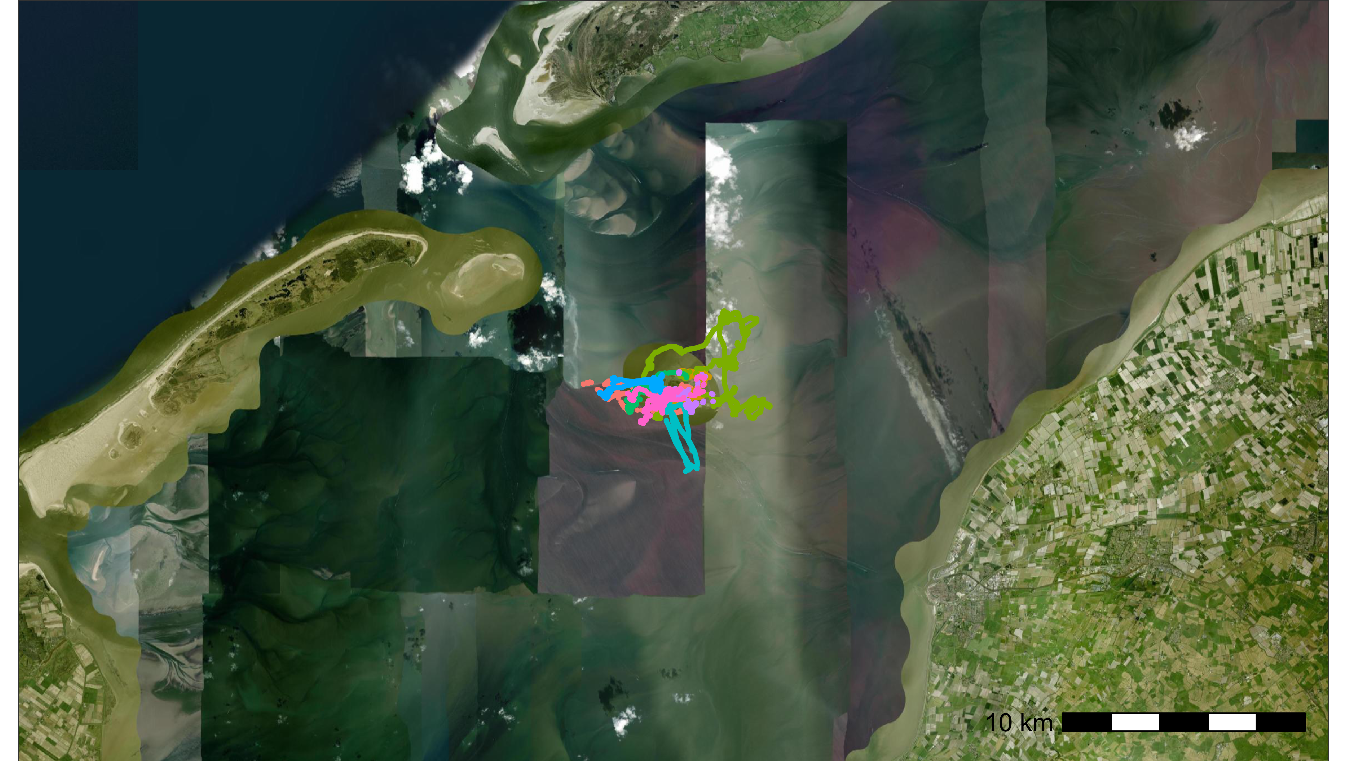Static map with satellite image using maptiles